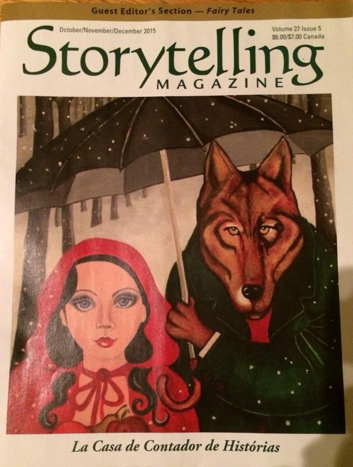 photo of cover of Oct 2015 issue of Storytelling Magazine